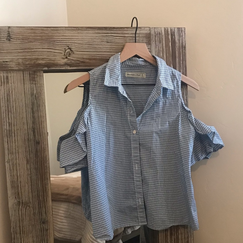 Abercrombie & Fitch Plaid Top